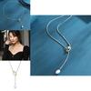 Elegant Pearl Tassel Necklace 2024 New Fashion Sweater Chain High-end Luxury Jewelry