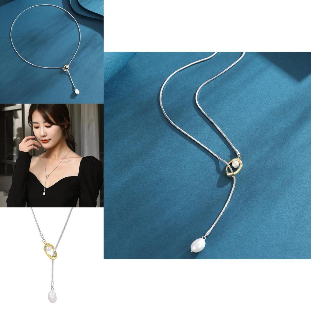 Elegant Pearl Tassel Necklace 2024 New Fashion Sweater Chain High-end Luxury Jewelry