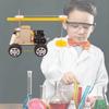 Creative Diy Wooden Material Educational Science Robot Kit For Students Intellect Development J-50 Color Pack