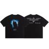 Best Summer Saint Vintage Michael American High Street Retro Short-sleeved Cotton T-shirts for Men and Women
