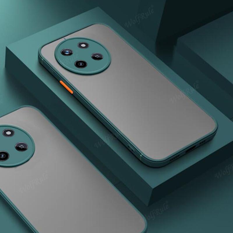 

Для OPPO Realme 11 Чехол Крышка Realme 11 Capa Новый Броня Ударопрочный Бампер для Телефона Задняя Полупрозрачная Матовая Fundas Realme 11 4G Global Realme 11 4G Global