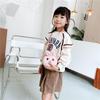 Children's Cute Plush Rabbit Crossbody Bag: Fashionable Coin Purse for Baby Girls