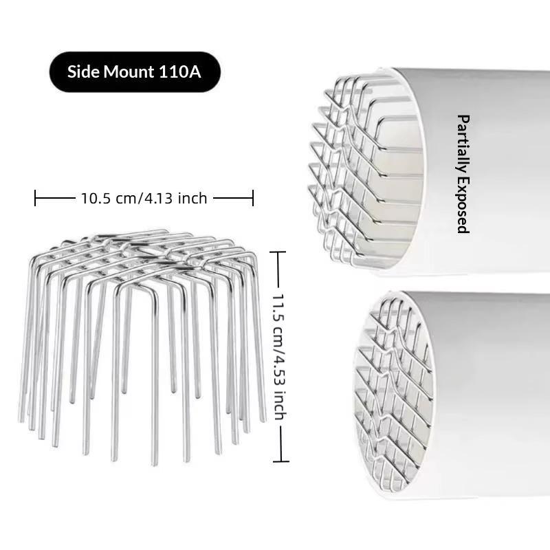 PVC Vent Pipe Cap Stainless Steel Anti-Rodent Bird Guard Grid Fast Exhaust Vent Cover for Indoor Garage Vent Duct