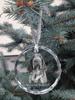 Italian Spinone, Spinone Italiano - Crystal Bauble with a Photo, Dog Photo In Crystal, Personalized Christmas Tree Ornament by Art-Dog Brand