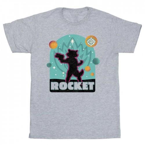 Guardians Of The Galaxy Volume 3 Mens Rocket Raccoon Badge T-Shirt