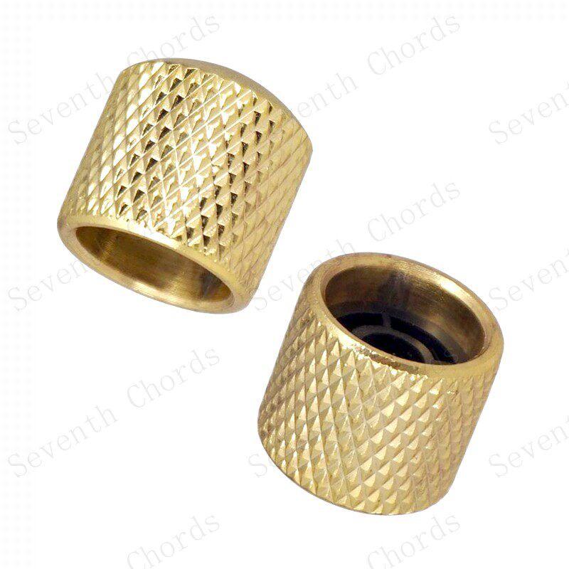 Small Metal Electric Guitar Bass Volume and Tone Knob Potentiometer Cap