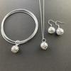 Accessories Linglong Ball Necklace Earrings Bracelet, Set T126