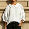 Spring and Summer New Retro Soft Solid Color Shirt In Europe and America - Loose and Comfortable Shirt