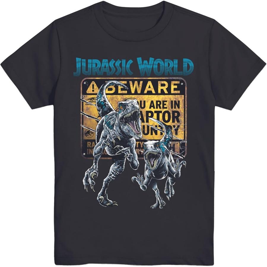Jurassic Park Jurassic World Boys Short Sleeve Tyrannosaurus Rex Dinosaur T-Shirt, Boys Sizes 4-20 XXXXXL разноцветный