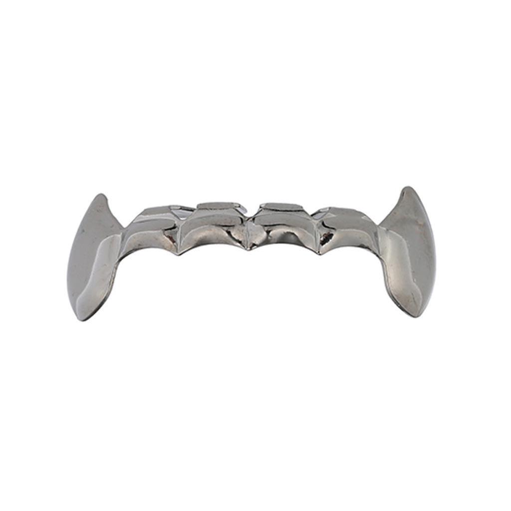 Trendy Halloween Vampire Fang Grillz - Gold Hip Hop Accessories