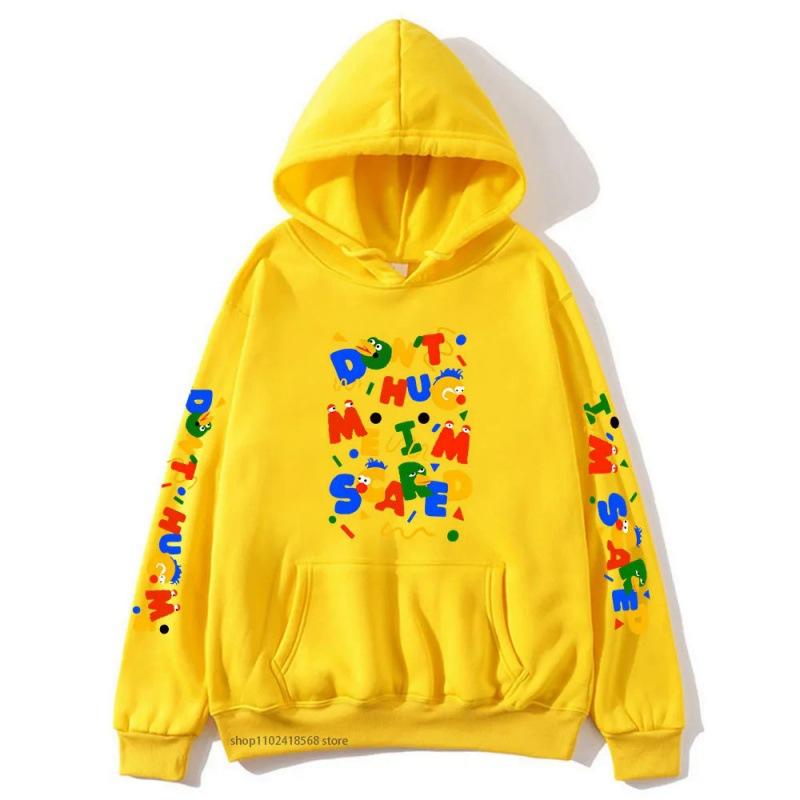 

Graphic Dont Hug Me Im Scared Hoodie L жовтий