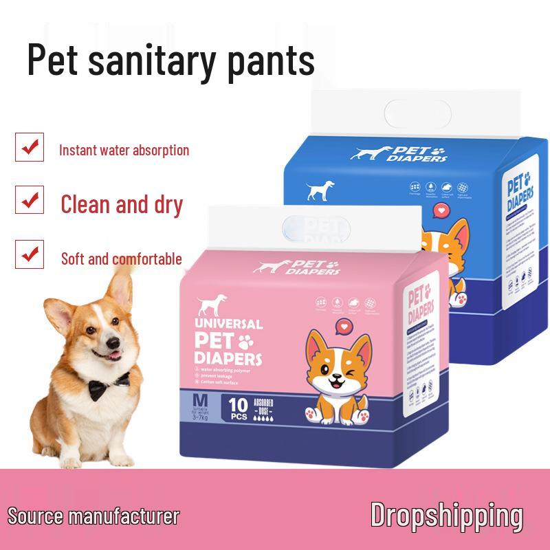 Breathable Male Puppy Diapers - Skin-Friendly Period Pants for Dogs