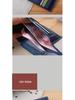 Men's 2025 Solid Color Korean Style Tri-fold Canvas Wallet & Coin Purse
