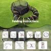 Foldable Enclosure Cat Tents Large Space Puppy Fence Portable Pet Cage  Rabbit