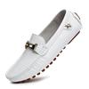 Leather Loafers Men Handmade Shoes Casual Driving Flats Slip-on Shoes Luxury Comfy Moccasins Shoes for Men Zapatos Para Hombres