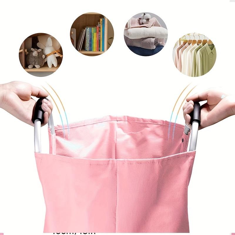 1PC oversized laundry basket with soft padded handle - collapsible, large collapsible laundry basket