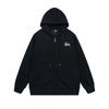 Mens Oversized Zip-Up Hooded Sweatshirt Casual Streetwear Cotton Pullover Fall