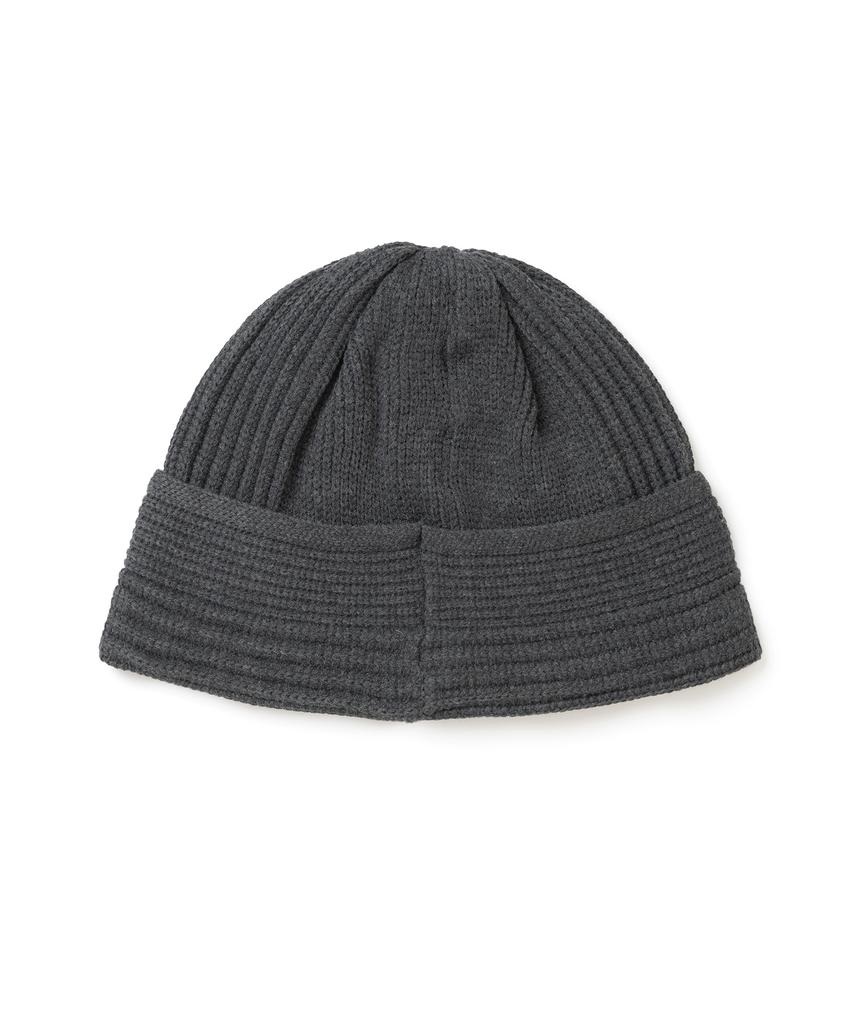 MILLO WOMEN Ribbed Loose Fit Beanie [Charcoal Gray]