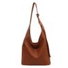 Retro new simple underarm mother bag soft leather large capacity shoulder handheld women's bag