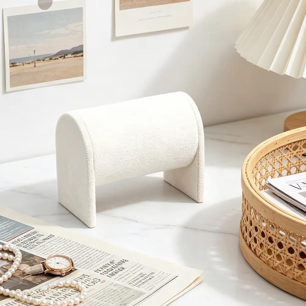 Small Pillow Shape Jewelry Display Stand Leather Headband Necklace Display Props  Accessory Storage