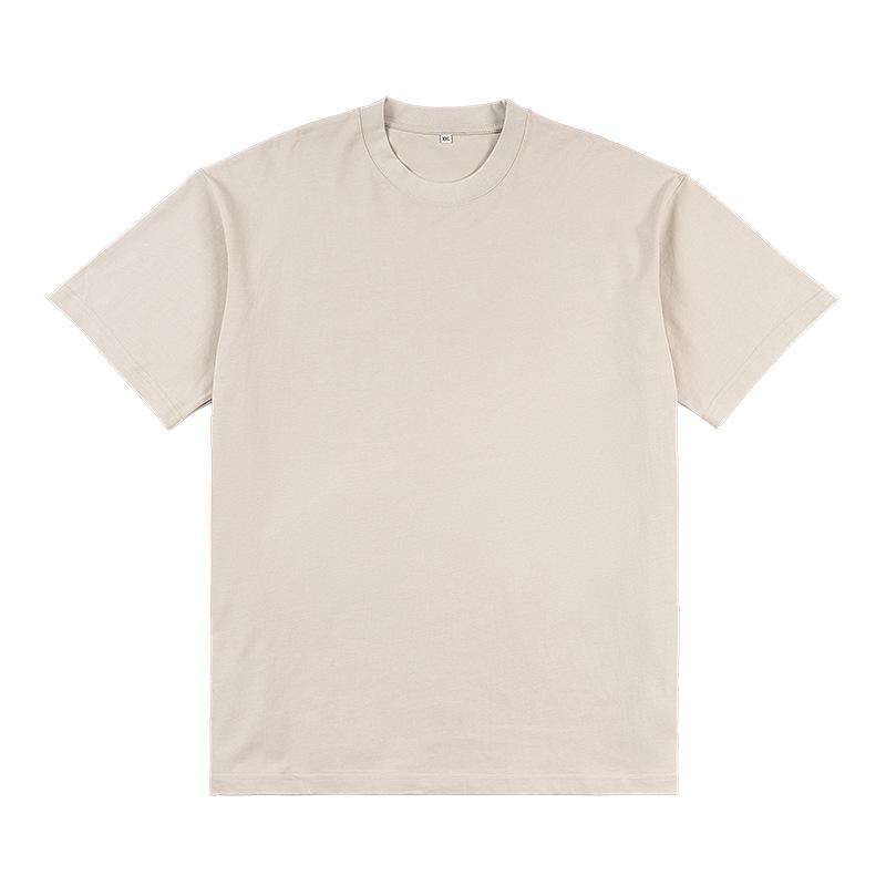 Herr | 240g Högkvalitativ Ren Bomull Casual Mångsidig T-shirt för Både Män och Kvinnor, Snabbtorkande Andningsbar Bas T-shirt