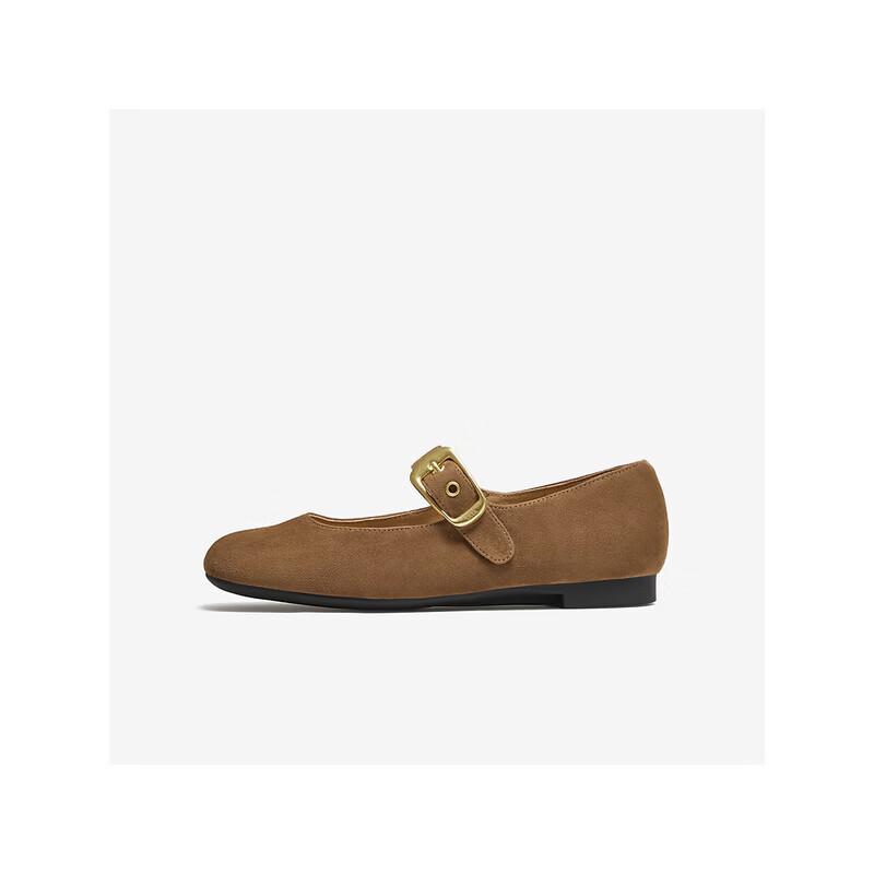TATA Mary Jane Sheepskin Flats