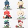 Impact Genshin 6pcsset Mondstadt Edition Battle Scene Series Figures Miniature