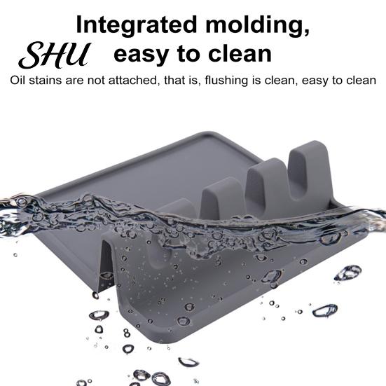 Kitchen Gadget Organizer Utensil Rest Heat-Resistant Fork Chopstick Holding Stand Ladle Tongs Spatula Cooking Classes Accessory Spoon Flexible Smooth