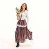 unifree Bohemian Color-block Sling Dress