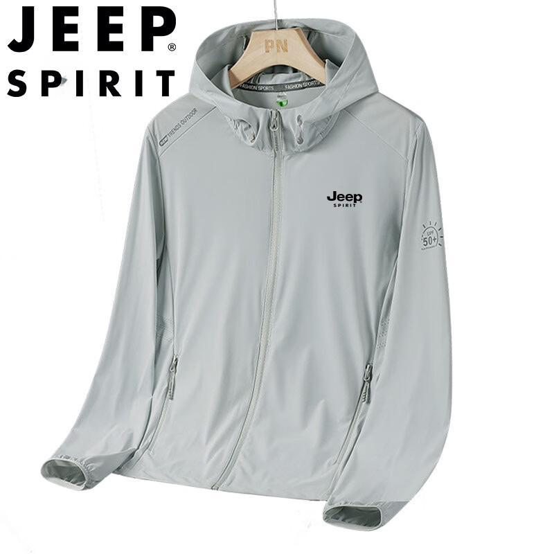 JEEP SPIRIT Men s Summer Lightweight Sun Protection Jacket 4XL