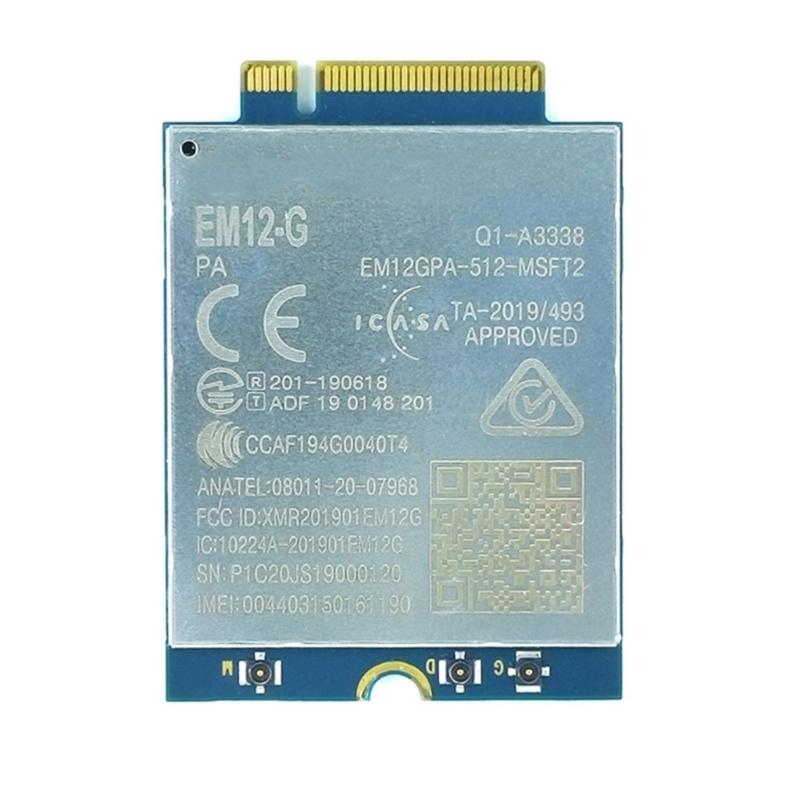 

EM12G Cat12 Модуль 4G EM12G 600 Мбіт/с Downlink 150Mbps Uplinks Швидкість передачі даних Модуль 4G для різних додатків