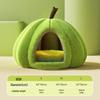 Pumpkin-shaped Pet Bed for Cats and Dogs, Providing a Cozy, Secure Sleeping Space and Hiding Spot.