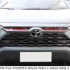 Car Front Bumper Grille Grills Strip Trims Cover Molding 2PCS Fit For TOYOTA RAV4 RAV 4 XA50 - Exterior Accessories