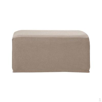 Foot Stool Change Storage Ottoman Padded Footrest Makeup Seat Cover