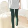 Women Leggings High Elasticity Velvet Lined Warm Pants Solid Color High Waist Leggings Tight