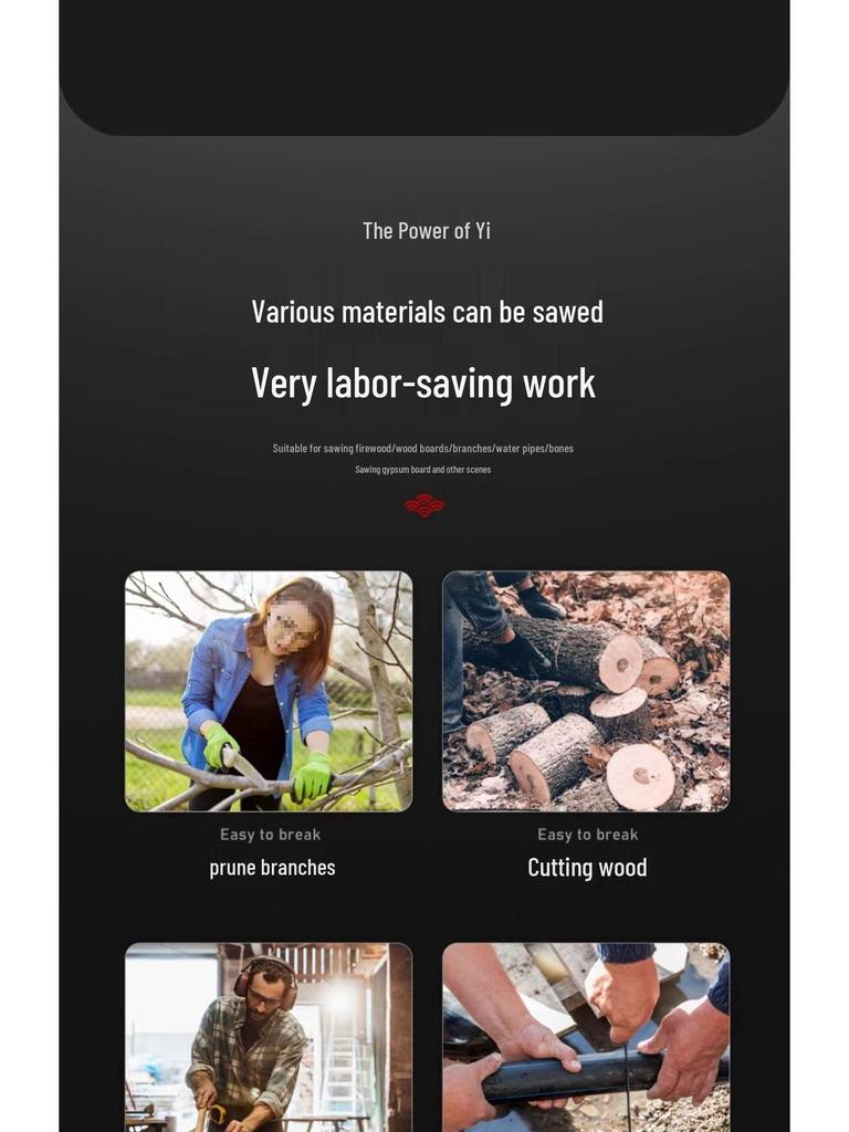 Japanese Folding Hand Saw: Fast Felling Tree Saw for Manual Wood Cutting