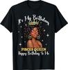 It's My Birthday Pisces Queen Women Girl Zodiac Sign T-Shirt