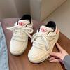 Autumn Platform White Shoes Black and White Panda Skateboard Couple Country Bread Shoes Casual Sports Shoes