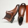 Men Casual Shoes Genuine Leather Chelsea Boots British Style High Top Martin Boots Trendy Autumn Winter
