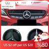 GEM1   2025 Hot Black Border and Silver Border Decoration for Mercedes Benz W205 C E ML GL GLA CLA 2013-2016 Car Front Grilled Star Emb