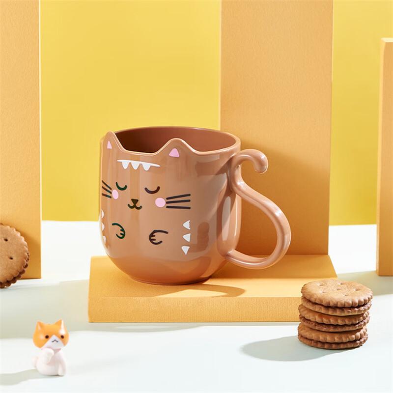 

Changbaosen Cat Series Kids Rinsing Cup with Handle