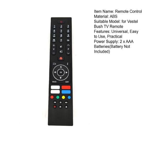 TV Remote Control Replacement Parts Easy To Use Battery Powered
