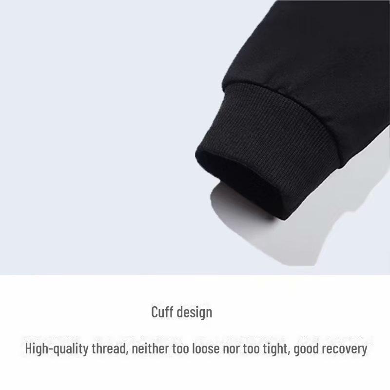 Herren-Strickjacke aus Samt mit Kapuze – lässiger, einfarbiger Herbstpullover