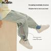 M.Latin Unisex Color-Block Parachute Pants