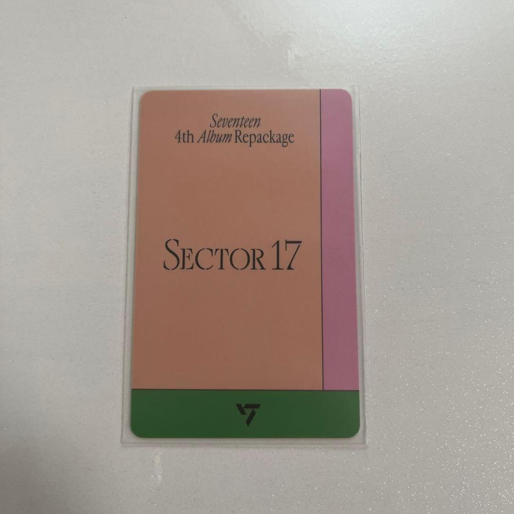 [USED] Mingyu Seventeen SECTOR 17 Weverse Bonus
