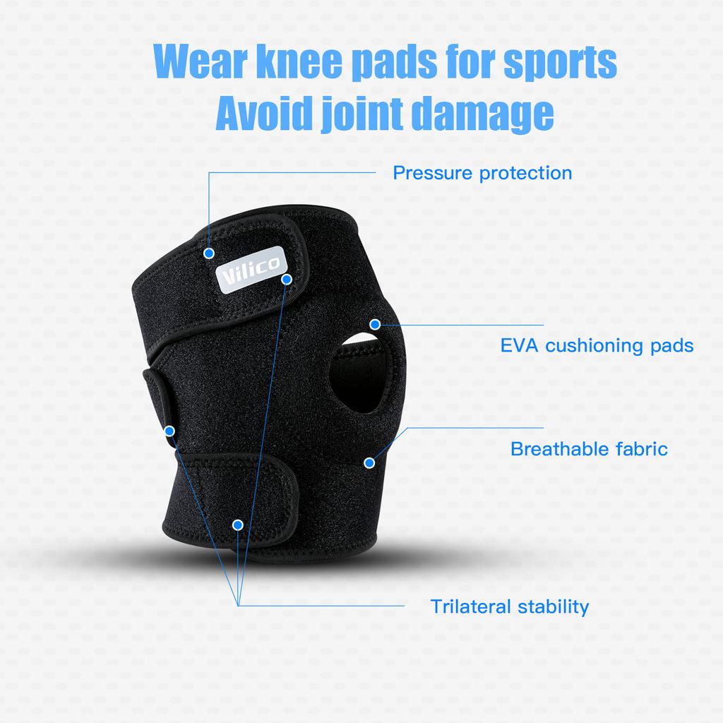 1Piece Sports Knee Pad For Women Men Kids Yoga Volleyball Dancing Kneepad Support Brace Fitness Protector Workout Gear