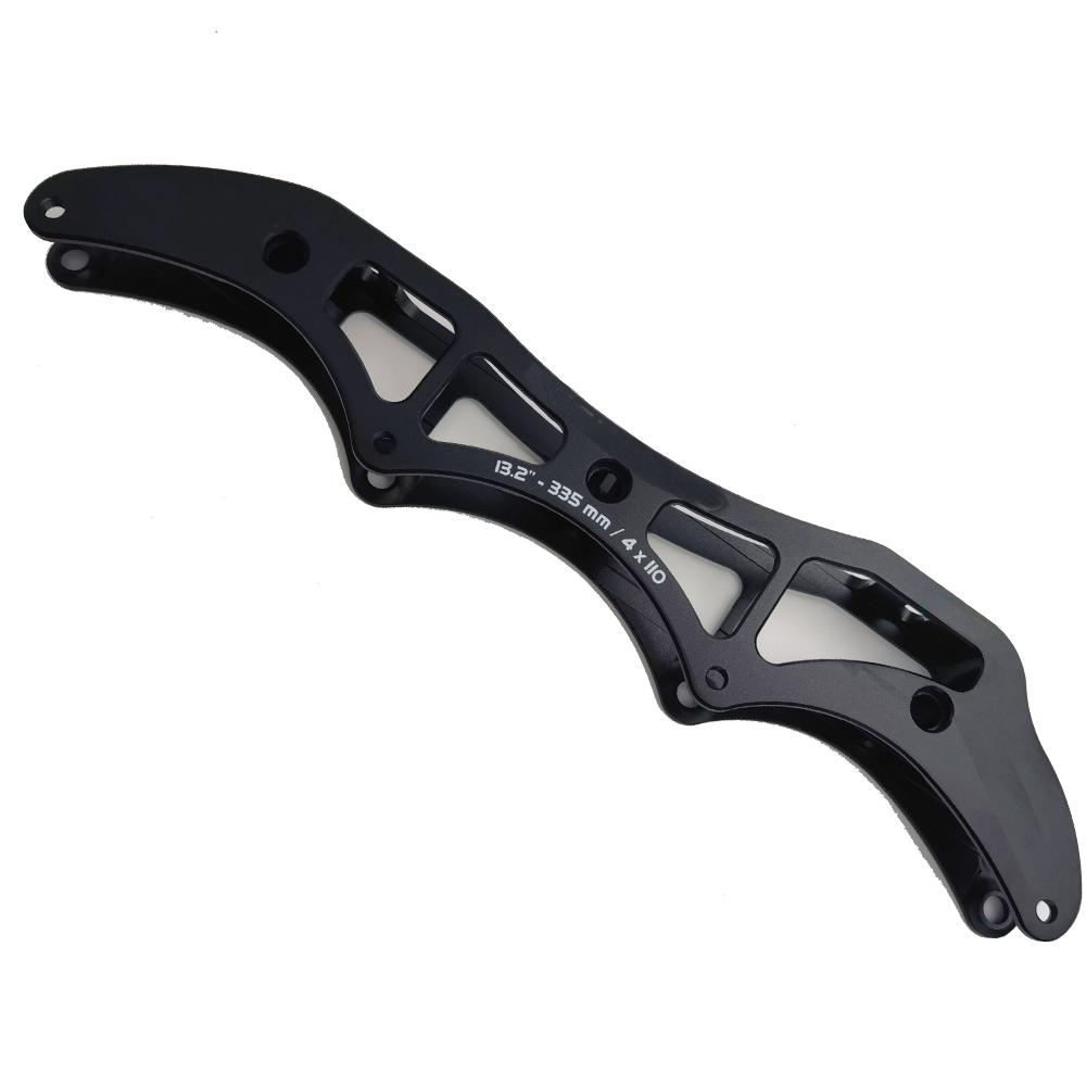 Professional Inline Speed Skate Aluminum Alloy Frame чёрный