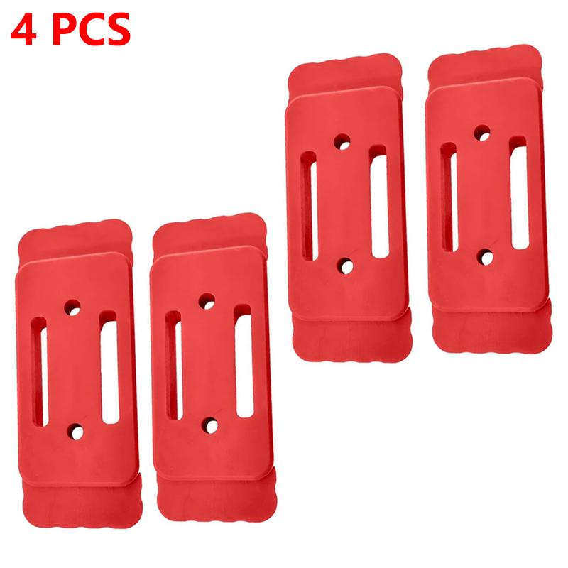 1/2/4pcs Mounting Feet With Screws For Milwaukee Packout Accessories Feet Mounting System Power Tool Parts Easy Installation