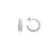 Luxenter Intia Rhodium-plated Earrings
