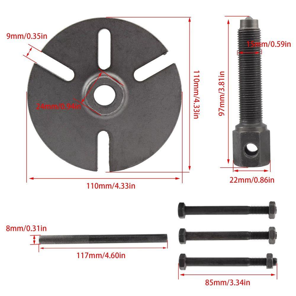 Strumento di Rimozione Speciale Estrattore Magnete Rotore Volano Estrattore Tamburo Freno Riparazione Tosaerba